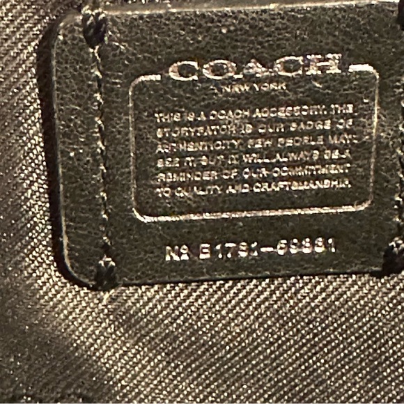 Coach Nolita with tea rose flowers and studs. Gunmetal hardware. - Picture 9 of 10